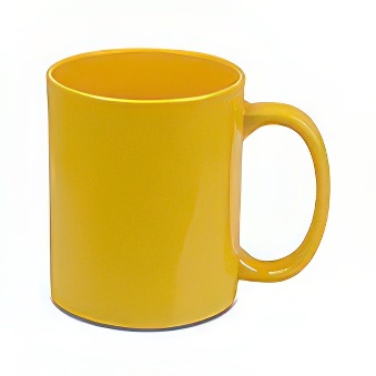 Kubek do sublimacji, żółty, 330 ml