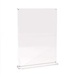 A6 table sign holder vision with magnets