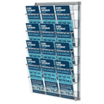 Leaflet holders in aluminium frame (4 x A4)