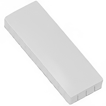 Magnesy prostokątne do tablic biurowe - białe