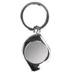 Metal round keychain for sublimation