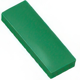 Magnesy prostokątne biurowe - zielone