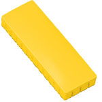 Prostokątne magnesy biurowe - żółte