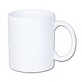 Kubek plastikowy do sublimacji  i graweru, nietłukący biały, 330 ml