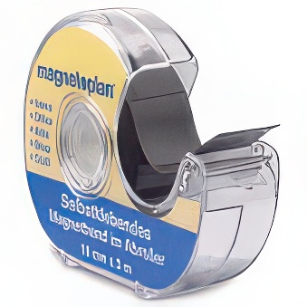Samoprzylepna taśma magnetyczna z klejem Standard z dyspenserem 19 mm x 5 m