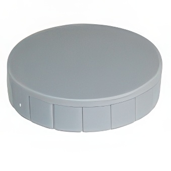 Magnesy tablicowe okrągłe - szare 20 mm