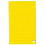 Geometryczne symbole magnetyczne - żółte trójkąty