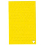 Magnetic symbols - triangles 10 x 10 x 10 mm - yellow 180 pcs