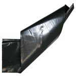 Black foil bag. non-sticks