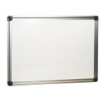 Tablica suchościeralna magnetyczna biała w aluminiowej ramie, 100 x 200 cm