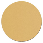 Gold, glossy metal disc for sublimation, engraving, laser printer heat transfer, and DTF