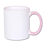 Color handle sublimation mug