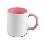 Inside and handle color sublimation mug