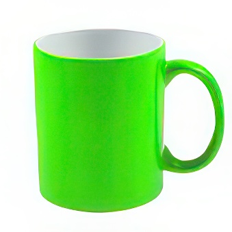 Kubek do sublimacji - neonowy zielony 330 ml