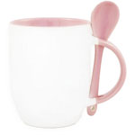 Mug for sublimation printout with spoon