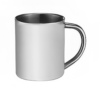 Kubek metalowy do sublimacji i graweru, srebrny, 200 ml
