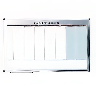Planer tygodniowy biały - tablica suchościeralna magnetyczna 60 x 90 cm