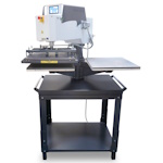 Air Power Automatic Press - prasa termotransferowa pneumatyczna, dwupłytowa z opcją wymiany płyt, otwierana do góry - stolik w zestawie [40 x 50 cm]