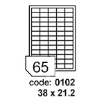 Self-adhesive labels for all types of printers- 65 labels on a sheet