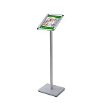 Menu stand with snap frame 