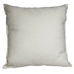 Pillowcase with a linen weave and zip for sublimation