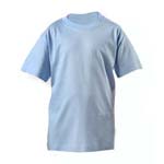 T-shirt sky blue for children - size XXS - age of 3-4 150g
