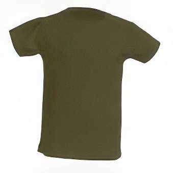 Koszulka dziecięca do nadruku Kolor: khaki Rozmiar: 134 - 140 cm