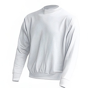 Bluza męska do nadruku Kolor: biały Rozmiar: M