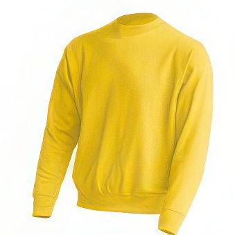 Bluza męska do nadruku Kolor: żółty Rozmiar: M