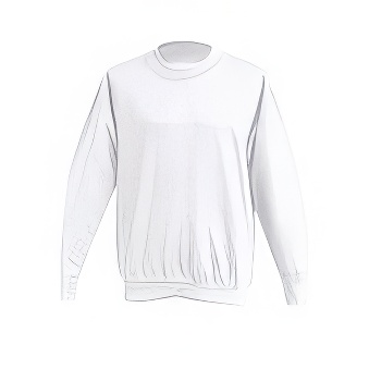 Bluza dziecięca do nadruku Kolor: biały Rozmiar: 128 cm