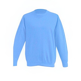 Bluza dziecięca do nadruku Kolor: błękitny Rozmiar: 110 cm