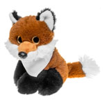 Teddy fox with a white scarf for sublimation