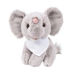 Teddy elephant with a white scarf for sublimation