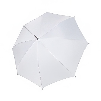 Parasol z piankową rączką do sublimacji biały, średnica - 104 cm