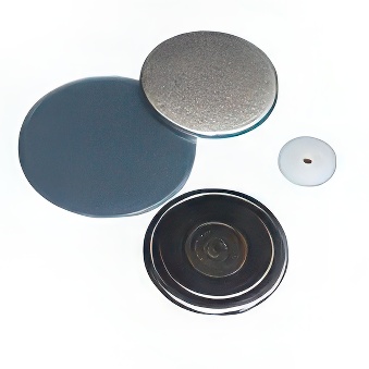 Elementy do składania przypinek z bezpiecznym zapięciem 56 mm