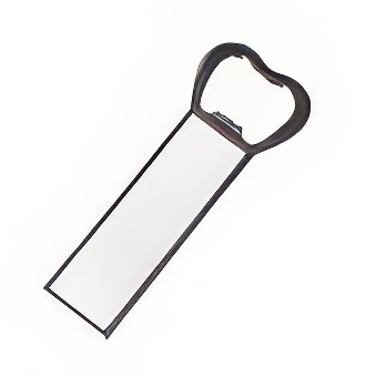 Metalowy otwieracz z magnesem do sublimacji i graweru 9,8 x 2,3 cm
