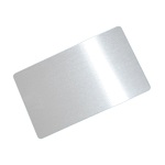 Wizytówki aluminiowe do sublimacji - 100 sztuk