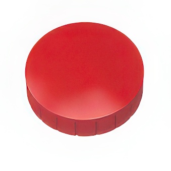 Magnesy tablicowe okrągłe - czerwone 38 mm