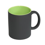 Matte color changing sublimation mug with color inside