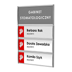 Tabliczki informacyjne modułowe - 5 sztuk
