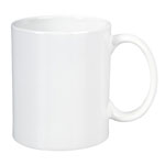 Ceramic mug for thermotransfer