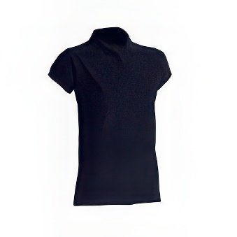 T-shirt Polo standard damski Kolor: granatowy Rozmiar: 2XL