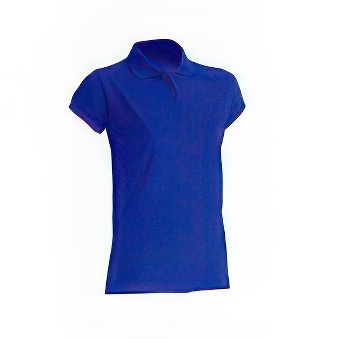 T-shirt Polo standard damski Kolor: niebieski Rozmiar: XL