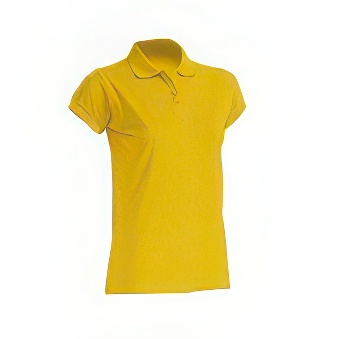 T-shirt Polo standard damski Kolor: żółty Rozmiar: XL