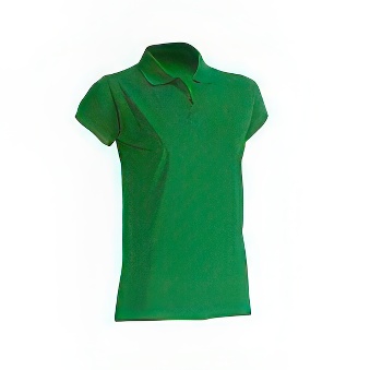 T-shirt Polo standard damski Kolor: ciemnozielony Rozmiar: L