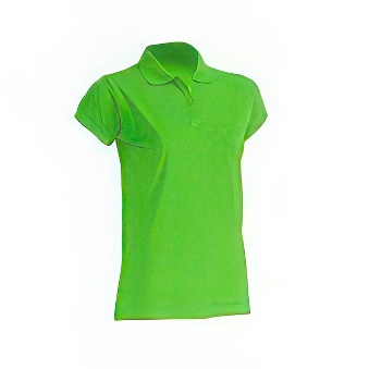 T-shirt Polo standard damski Kolor: jasnozielony Rozmiar: L