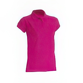 T-shirt Polo standard damski Kolor: fuksja Rozmiar: S
