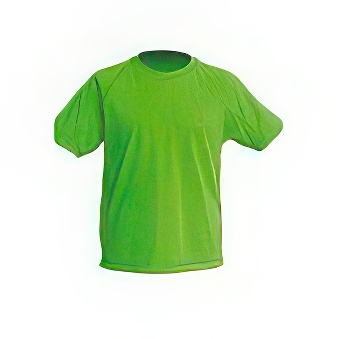 Dziecięca koszulka Sport Kolor: zielono-neonowy Rozmiar: 134 - 140 cm