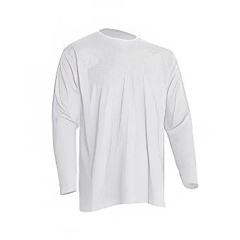 Koszulka Longsleeve z długim rękawem do nadruku Kolor: biały Rozmiar: S