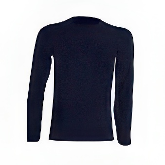 Koszulka dziecięca Longsleeve z długim rękawem do nadruku Kolor: granatowy Rozmiar: 134 - 140 cm